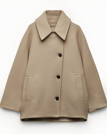 Lila | Manteau Tailleur Oversize Élégant pour Femmes avec Double Boutonnage