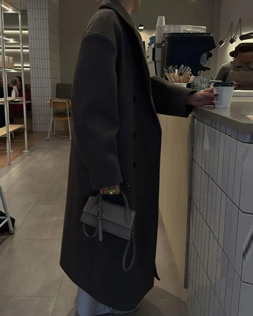 Adèle | Manteau Oversize Chic à Double Boutonnage pour Femmes