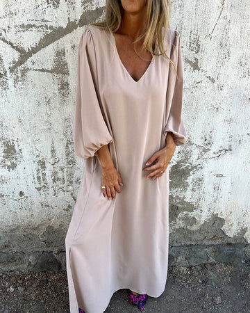 Clémence | Robe Boho Élégante avec Fente Latérale pour Femmes