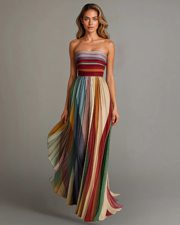 Bérénice | Robe Longue Décontractée Élégante pour Femmes, Style Polyvalent et Confortable