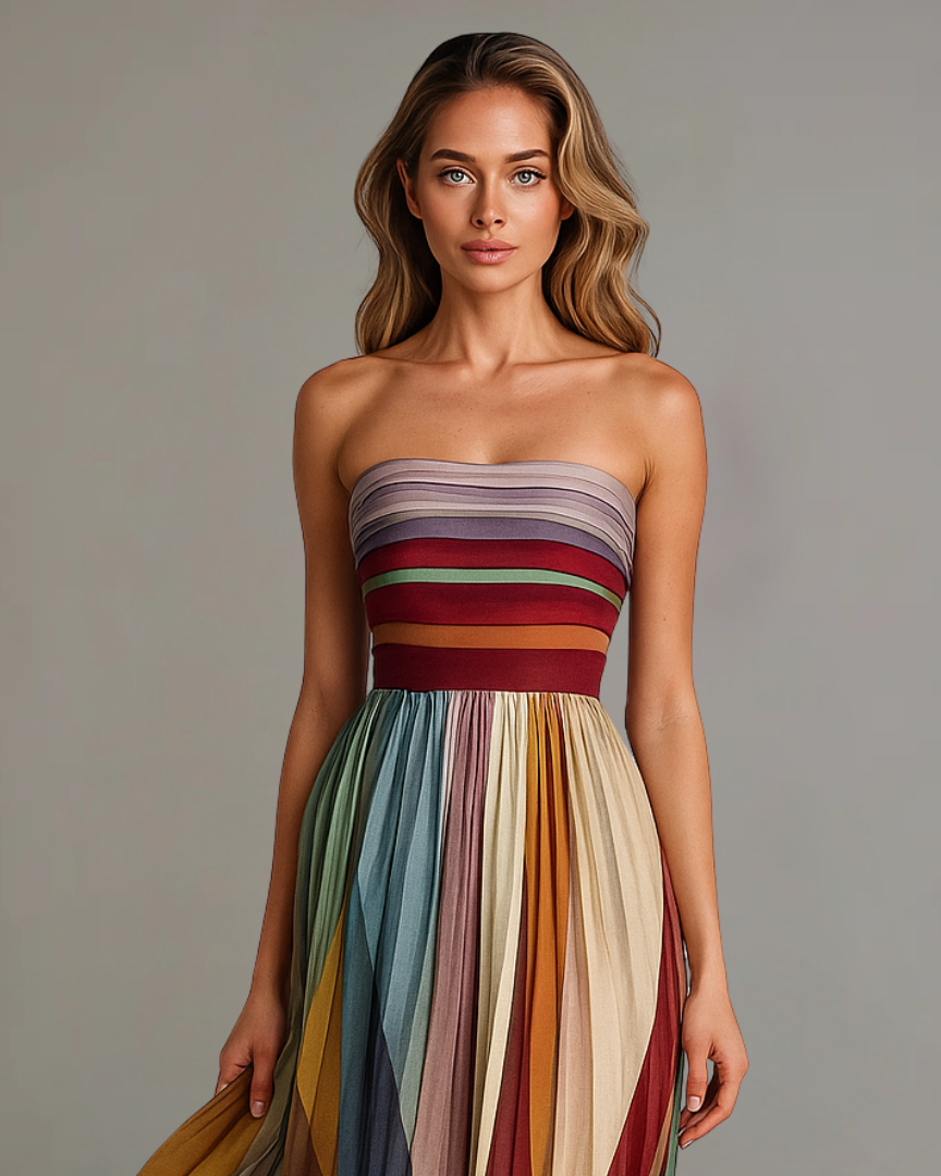 Bérénice | Robe Longue Décontractée Élégante pour Femmes, Style Polyvalent et Confortable