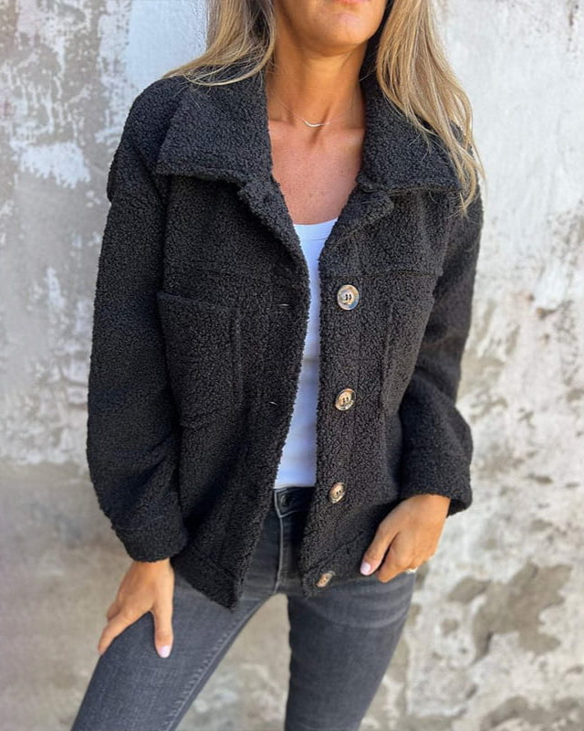 Romane | Veste Teddy Texturée Élégante et Confortable pour Femmes