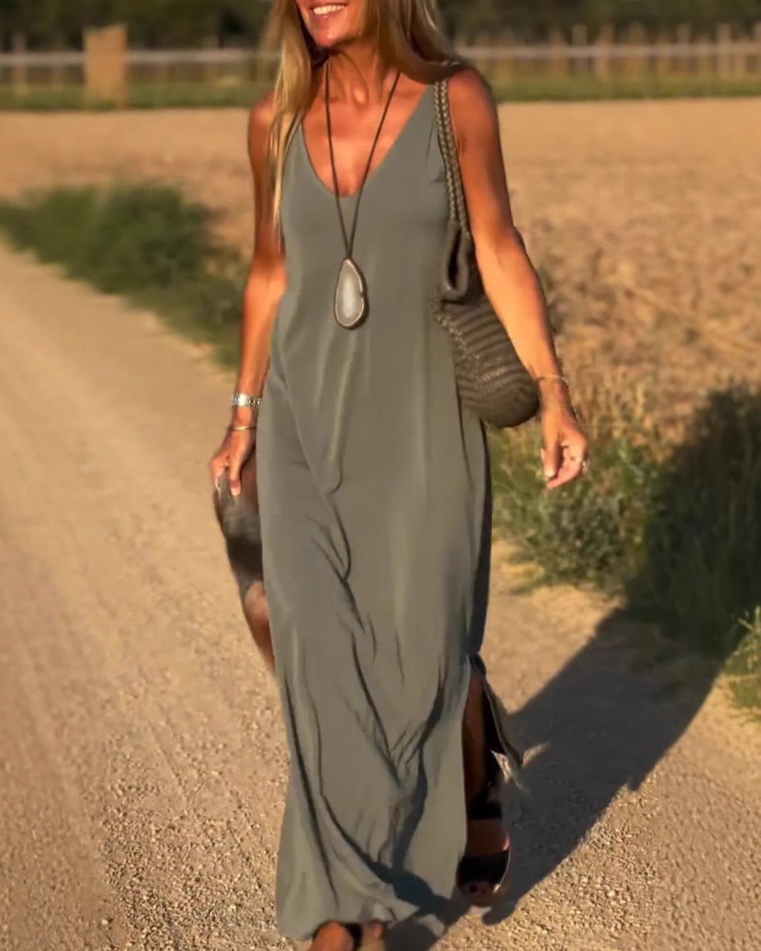Mireille | Robe Maxi Élégante et Légère pour Femmes en Été