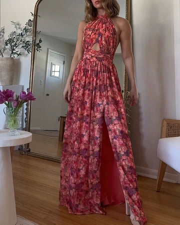 Alizée | Robe Maxi Fleurie Élégante pour Femmes, Parfaite pour l'Été et les Sorties.