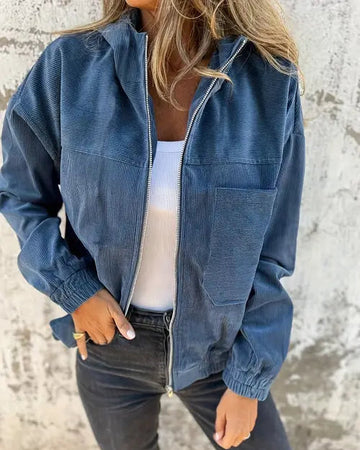 Amandine | Veste Légère en Velours Côtelé Élégante pour Femmes