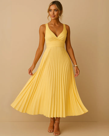 Sibylle | Robe Plissée Élégante pour Femmes, Idéale pour Été et Soirées Romantiques